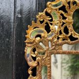 Baroque style mirror in carved and gilded wood, Austro-Hungarian Empire, early 19th century