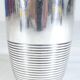 Timbale Christofle in silver metal modele ondulation by luc lanel