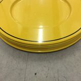 Painted sheet metal presentation plate