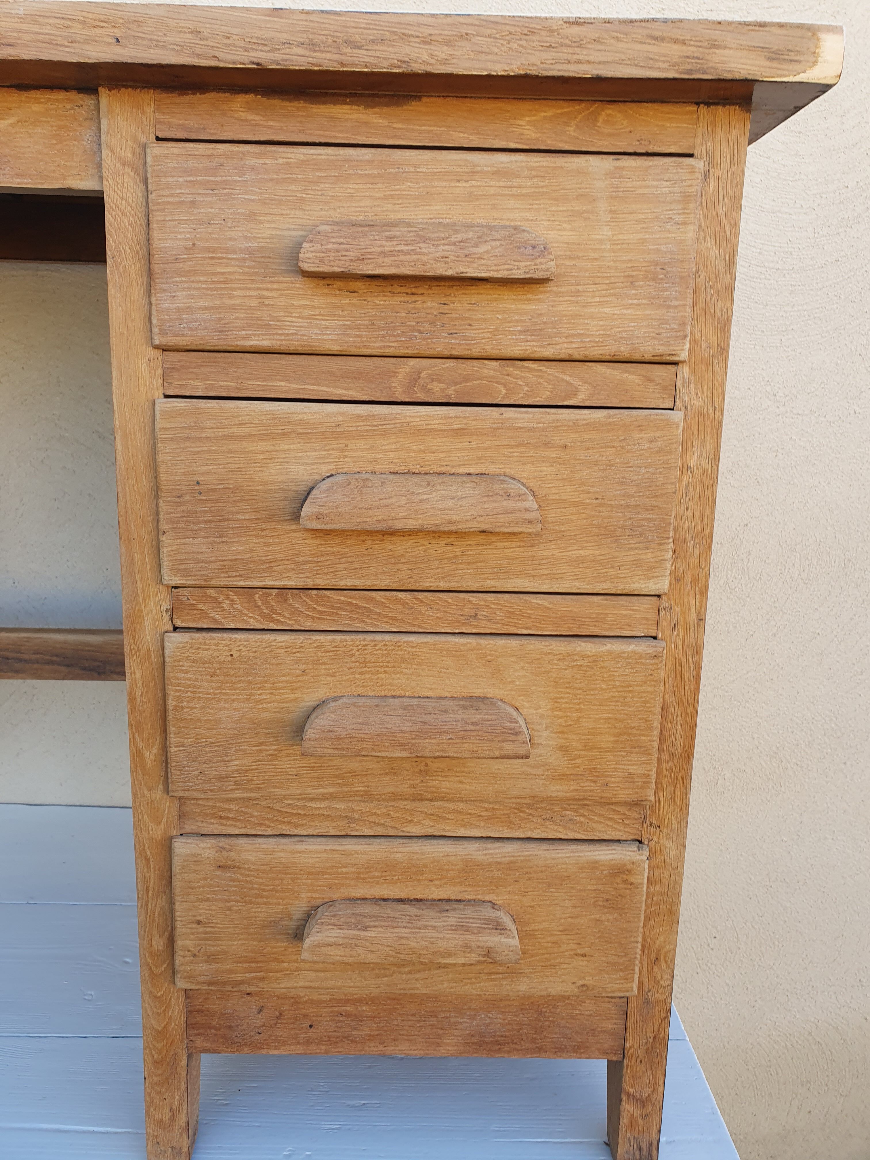 Desk with drawers from the 50s