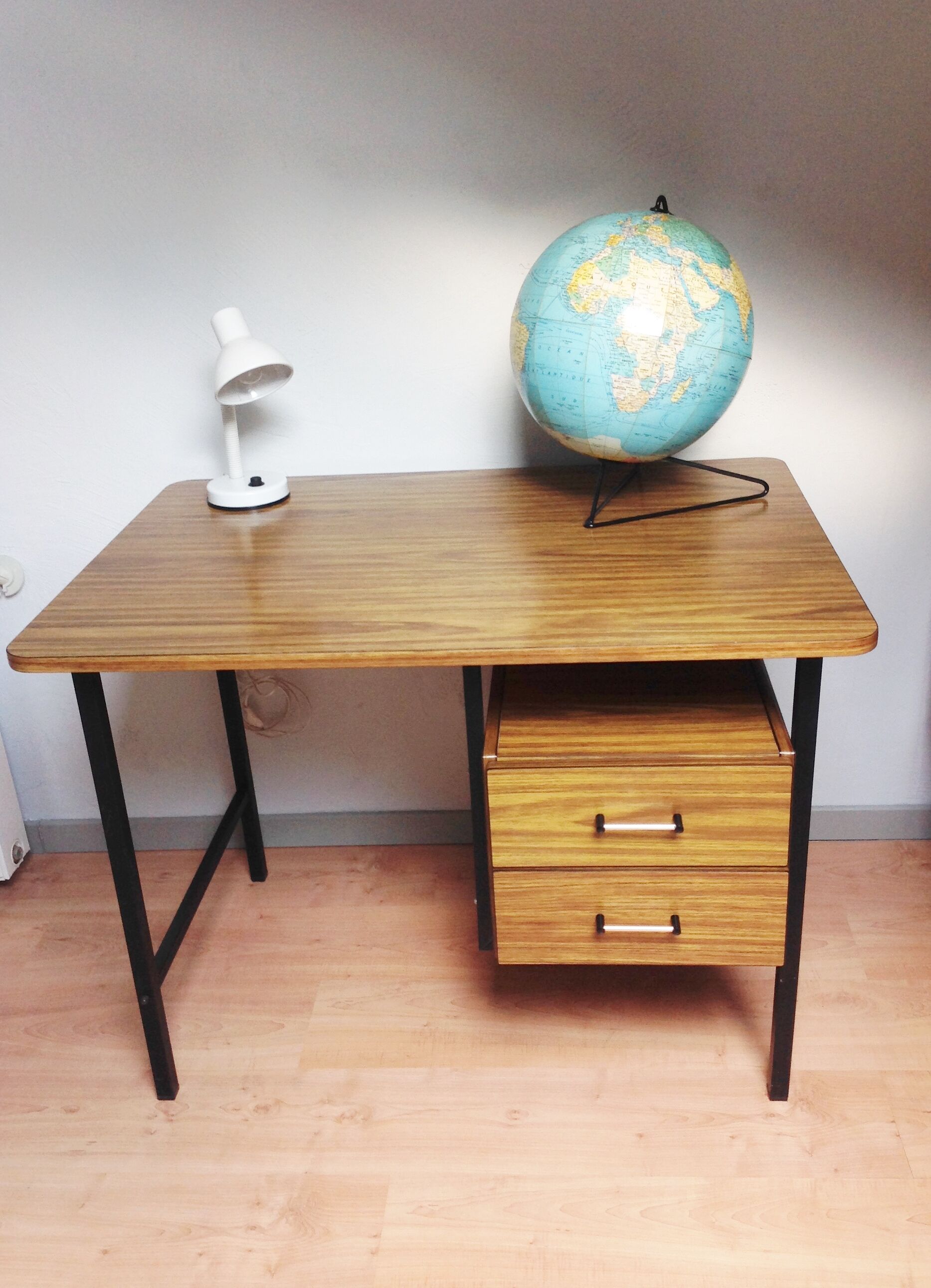 Scandinavian style desk / vintage 60s-70s