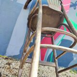 Tabouret de bar en bois courbé