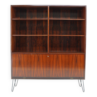 1960s Omann Jun Upcycled Bookcase Cabinet, Denmark