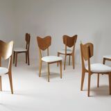 6 chairs  France, 1950s
