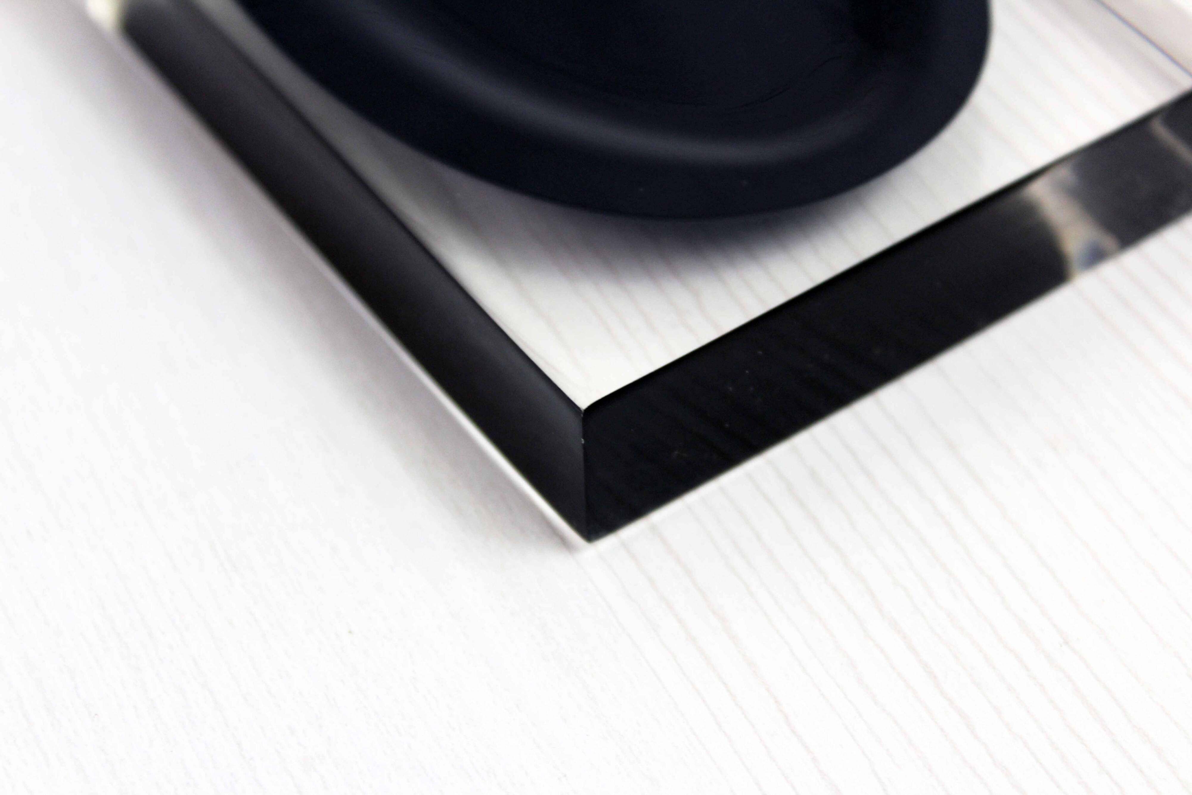 Soap holder or plexiglass pocket