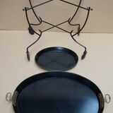 Vintage trolley with two removable trays
