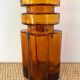 Amber carafe from Empoli from the 1960s - Quatrefoil