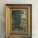 Peinture ancienne encadrée - signée R Guillet - 1948