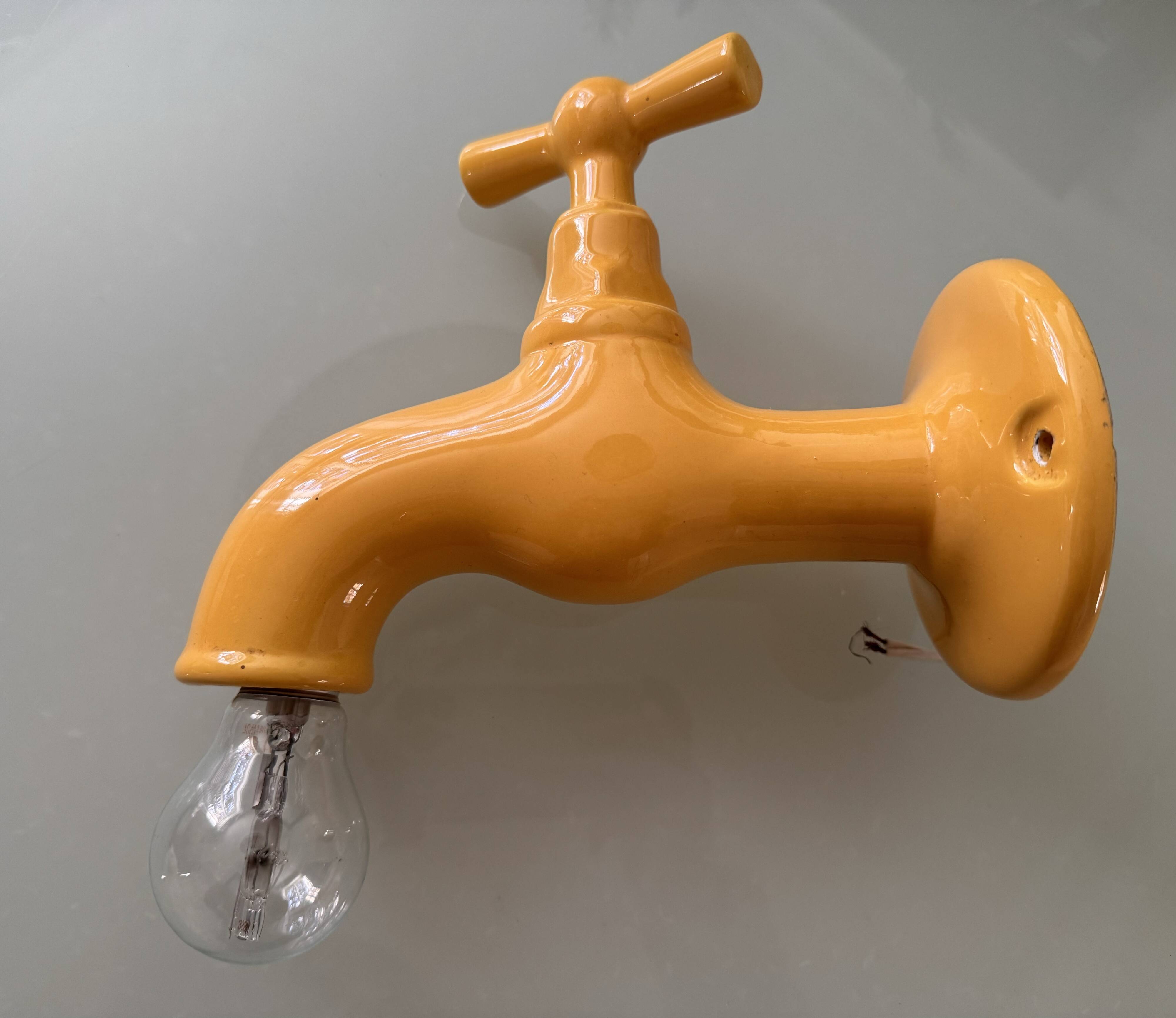 Wall light faucet 80s