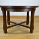 Table ronde extensible vintage en orme aranjou