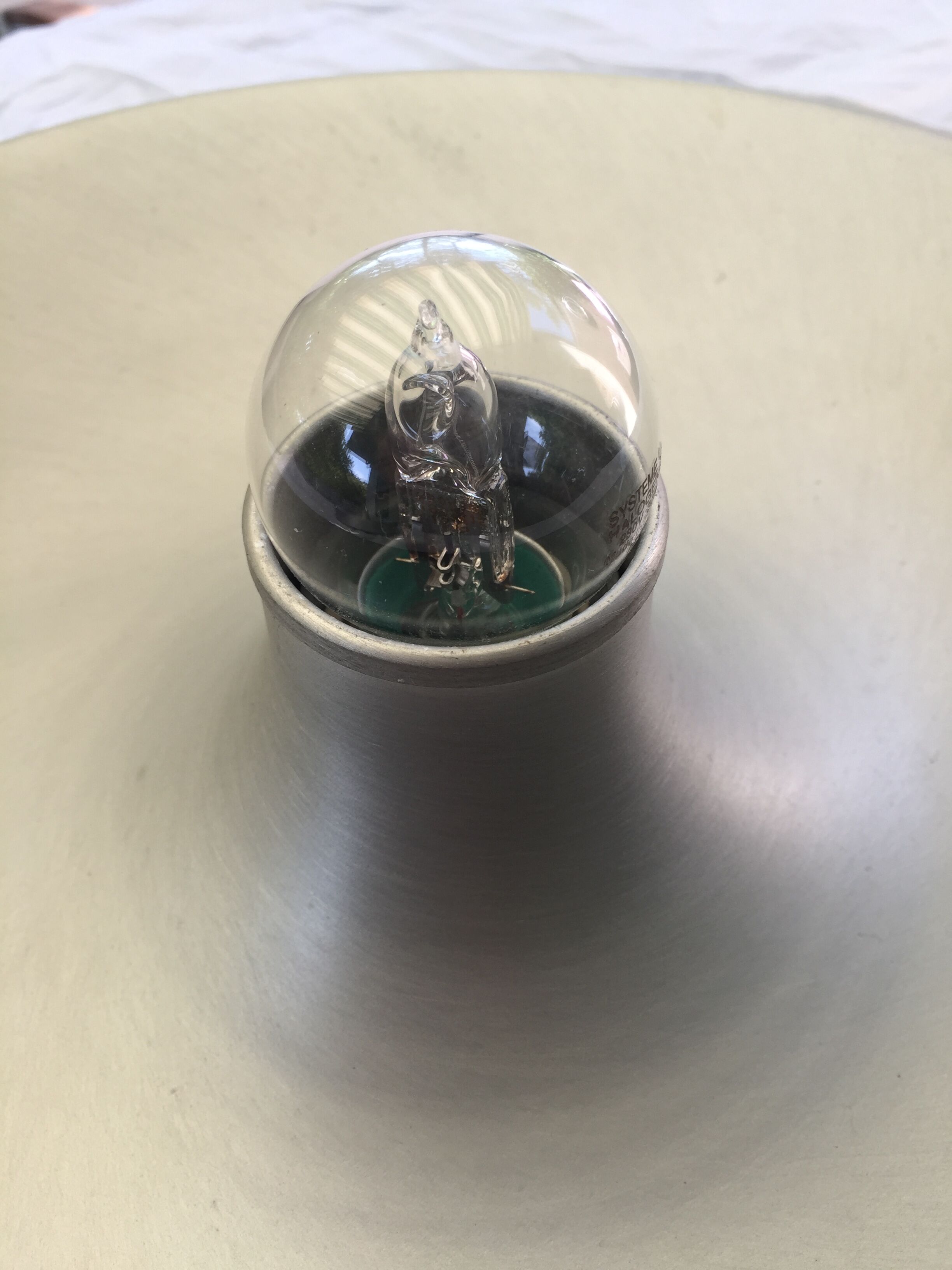 Wall light 70s round Space Age