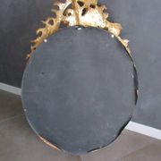 Antique mirror in wood and gilded stucco