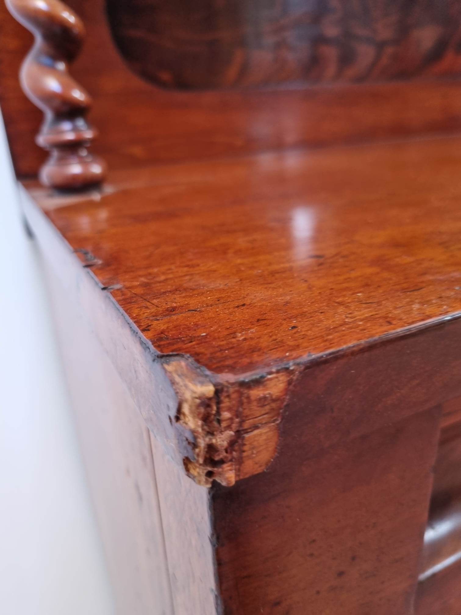 Buffet anglais en acajou