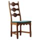 Six vintage 1960s Danish ladderback oak chairs, Henning Kjærnulf brutalist style