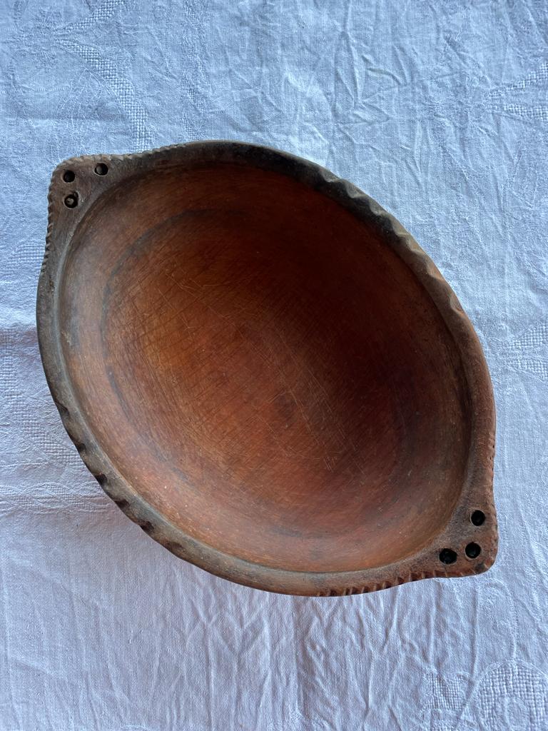 Antique terracotta dish