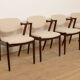 Set of 4 dining chairs | Kai Kristiansen | Z-chair – model 42 | Rosewood
