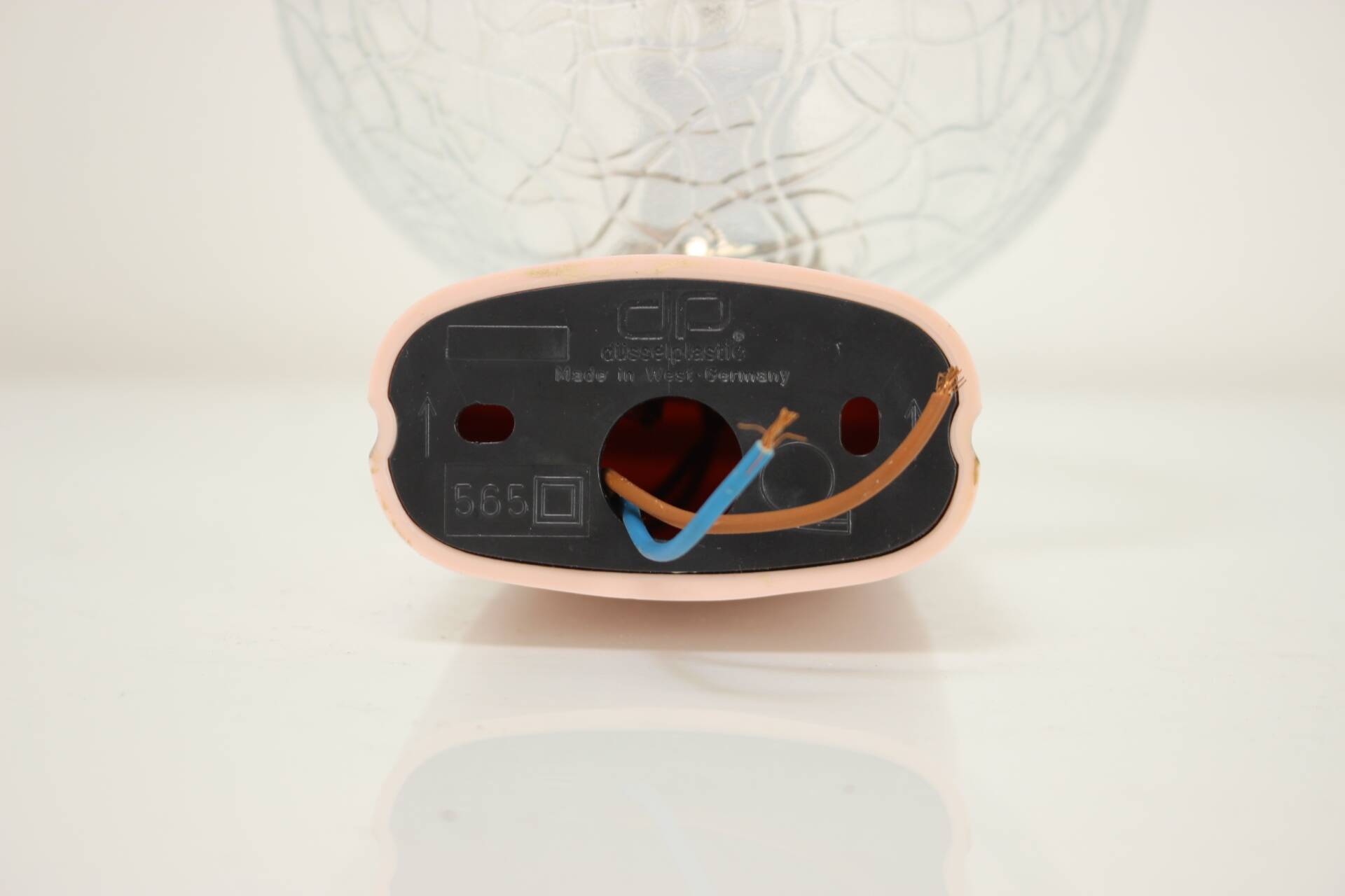 Midcentury Wall Lamp by DusselPlastic, 1980s, Germany