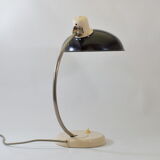 Lampe en bakélite ivoire et noir, Hélion 1940