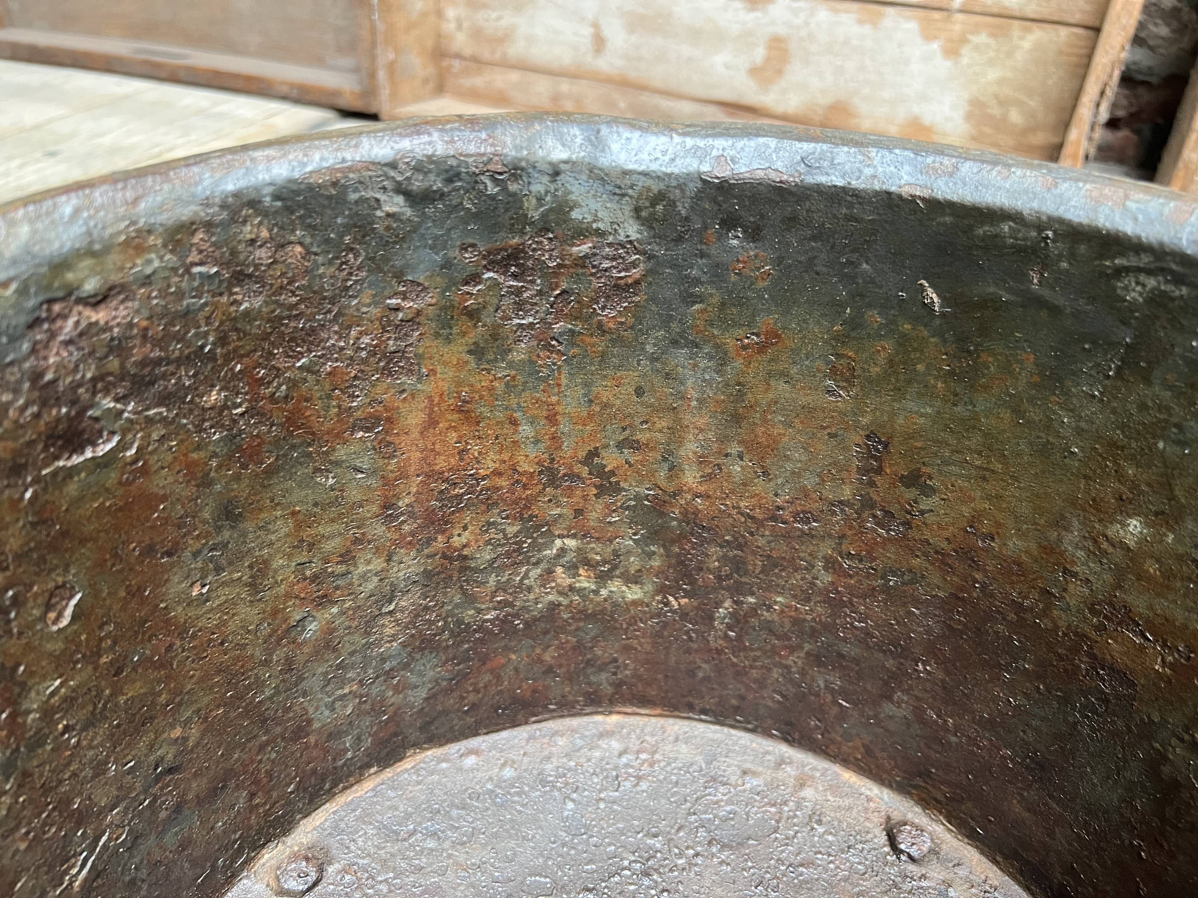 Pair of cast iron planters