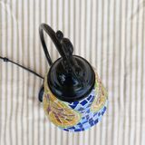 Butterfly mosaic table lamp