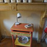 Art Deco painted wood side table - 1930s