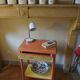 Art Deco painted wood side table - 1930s