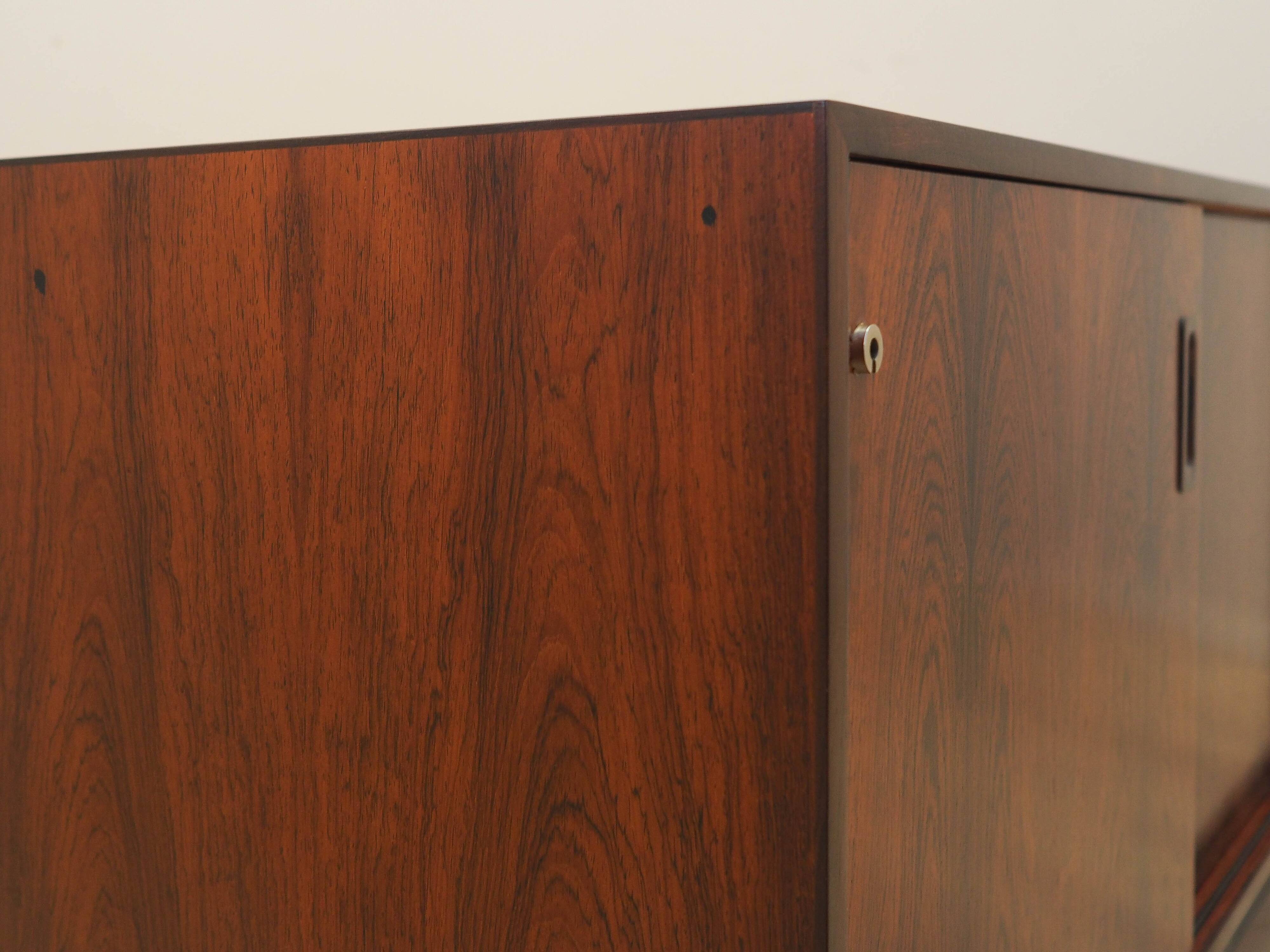 Rosewood dresser, Danish design, 1970s, production: Denmark