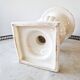 Large vintage white earthenware Medici vase