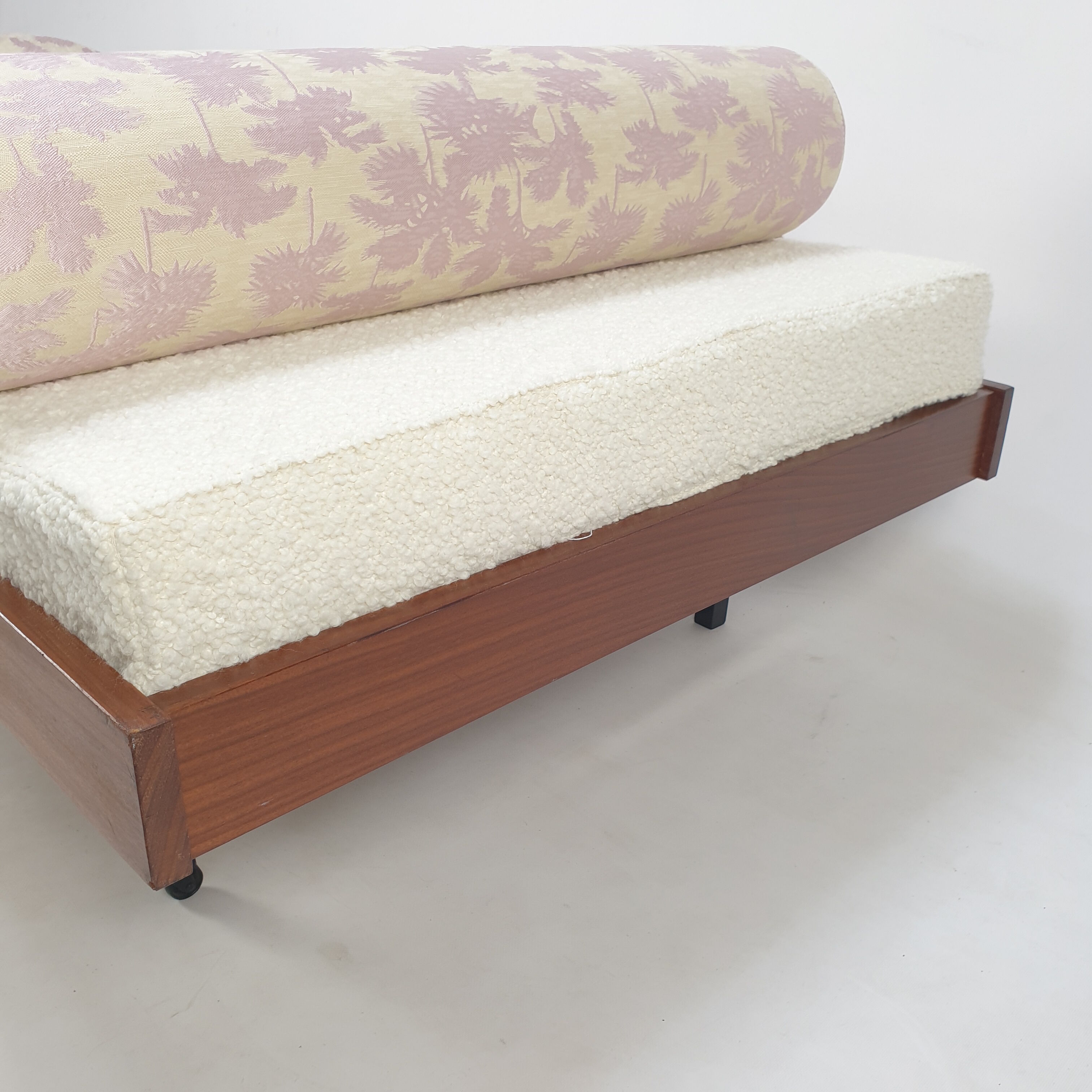 Teak Daybed with Dedar Cushions, 1960s