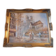 Peinture à l'huile originale de caroline burnett (1877 - 1950)