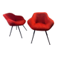 pair of Moumoute armchairs from the 50s