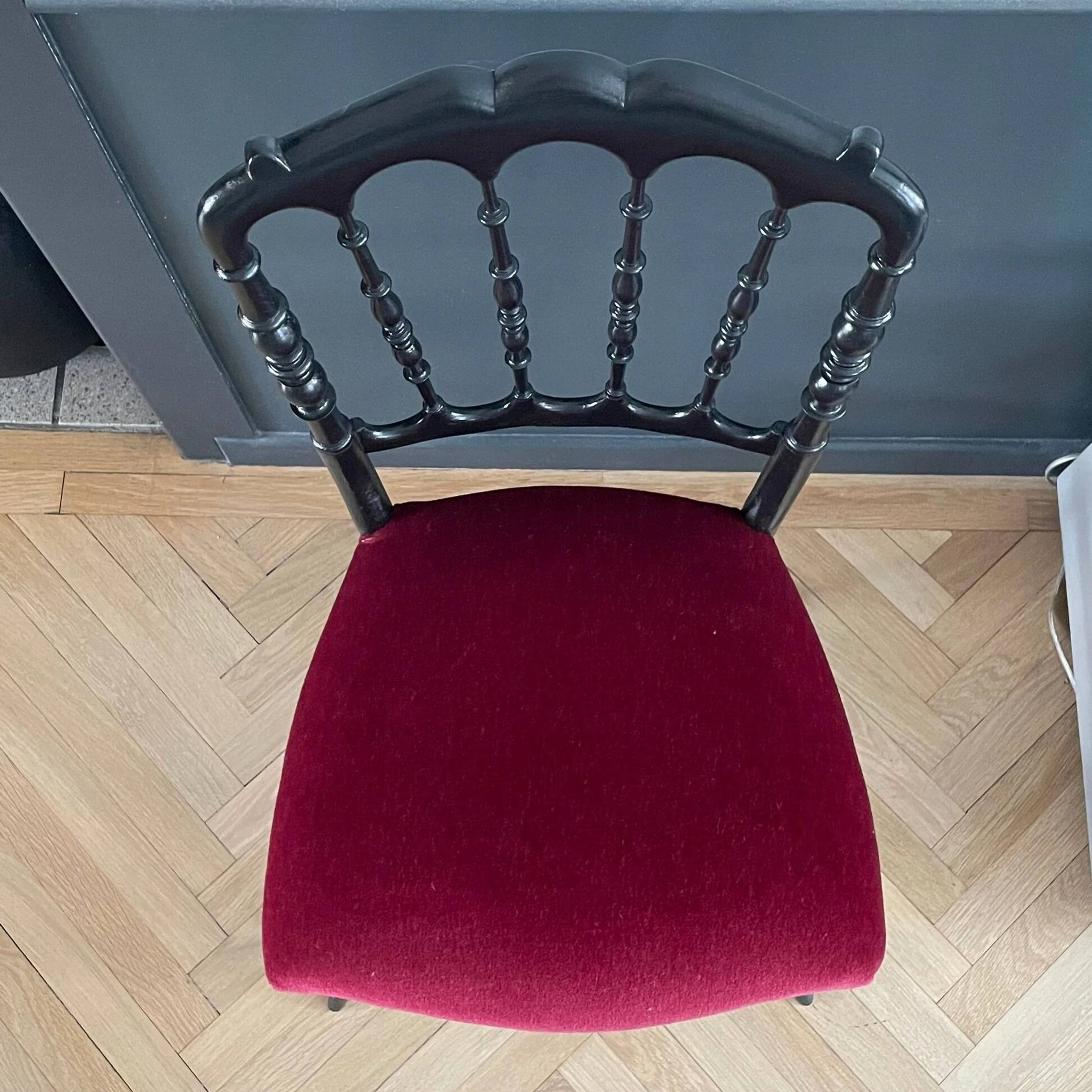Chaise Napoléon III rénovée - Ref 1191