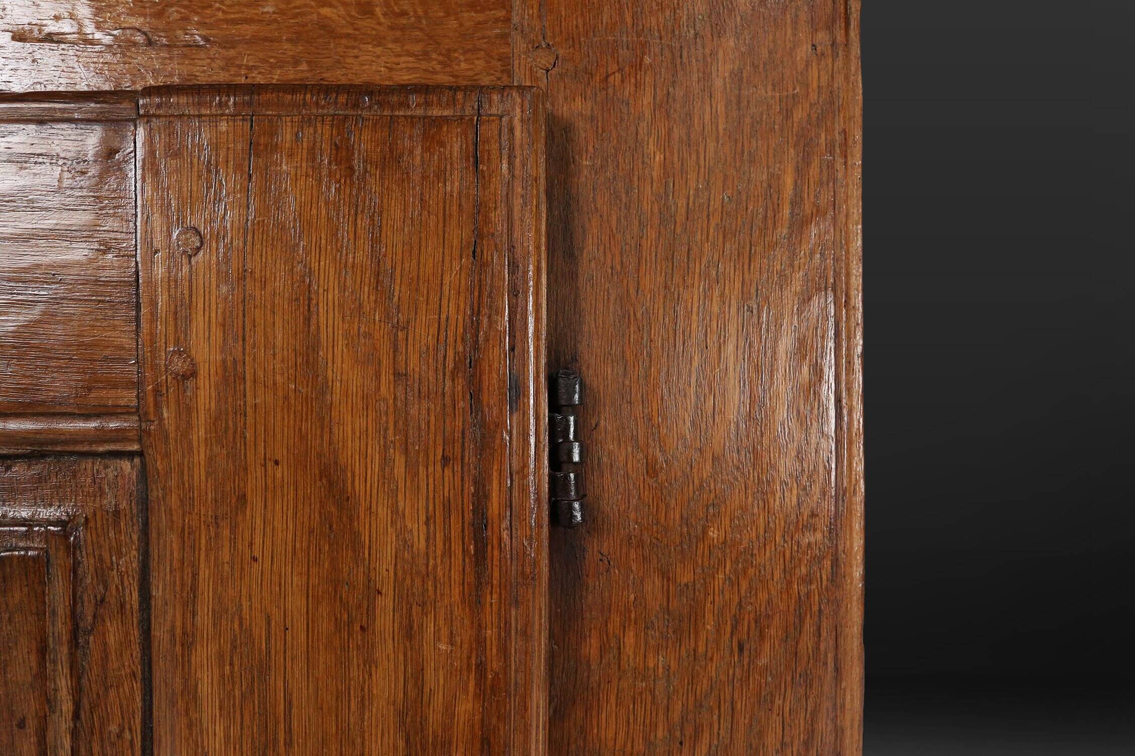 Oak Cabinet with Exceptional Patina, Belgium 18th Century