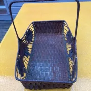 Metal basket in Art Deco style