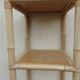 Bamboo and rattan shelf