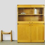 Armoire italienne vintage du XXe siècle en bois de hêtre par Ibisco, 1970