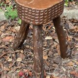 Brutalist tripod stool