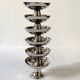 6 stainless steel ice cream/dessert bowls