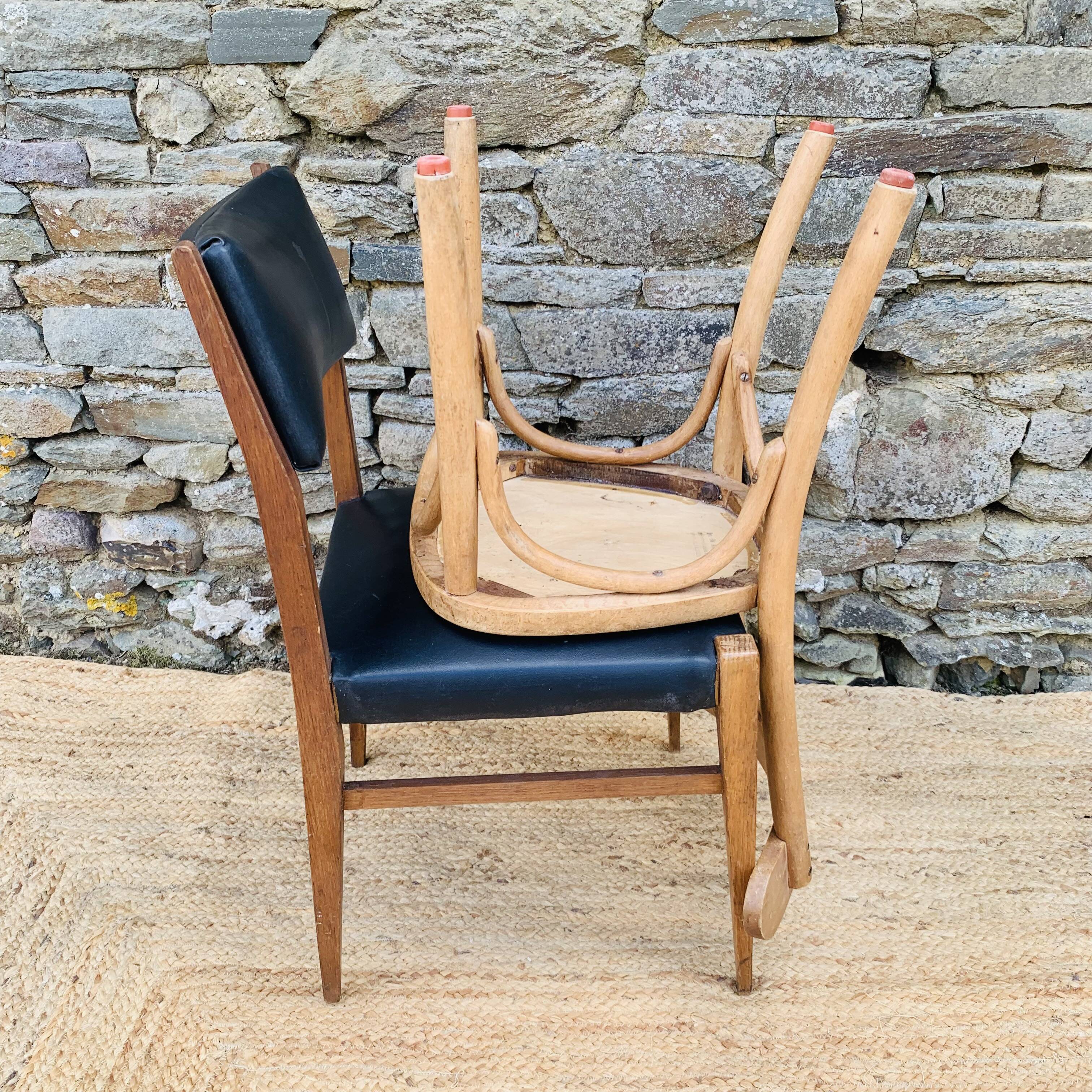 Mismatched pair of chairs