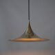 Danish vintage pendant lamp Semi by Bonderup&Thorup, 1968