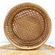 Braided rattan basket from the 70s