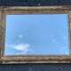 Old style mirror Restoration in gilded stucco wood, 80 x 59 cm