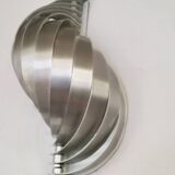 Pair of spiral wall lights 1970