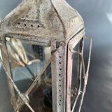 Lantern candle holder with glasses