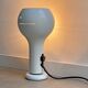 Vintage white metal O'luce table lamp Flash by Joe Colombo - Italian Design