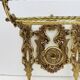 Bronze Coat Rack and Wall Shelf, Vintage, Louis XV Style
