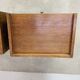 Pair of bedside tables with splayed legs, 1960s, vintage, wood