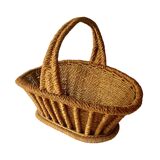 Panier en corde vintage