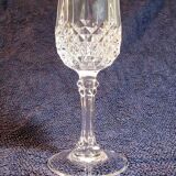 6champagne flutes in Arques crystal