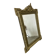 Antique mirror with a pediment
